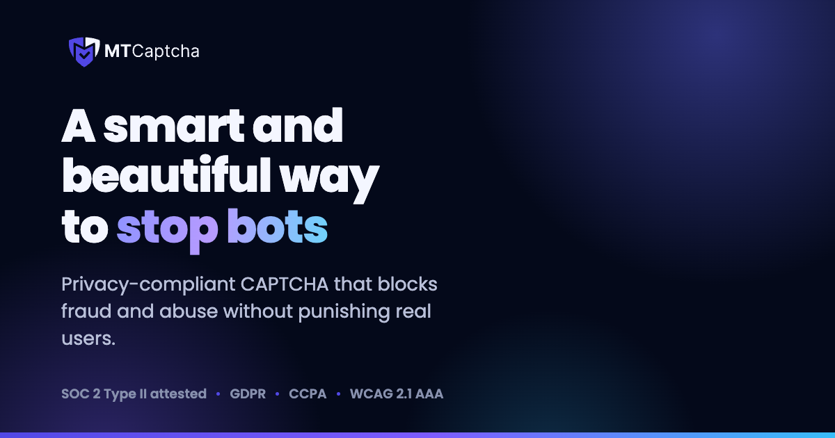 MTCaptcha website preview